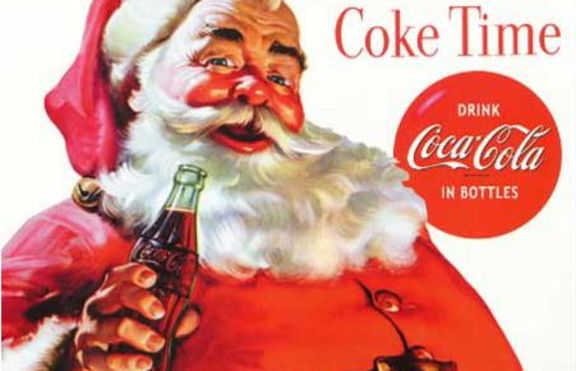 Дядо Коледа също пие Кока-Кола
