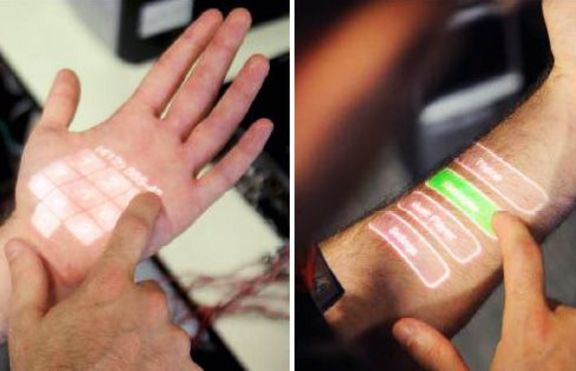 “Skinput” превръща ръката в сензорен дисплей 