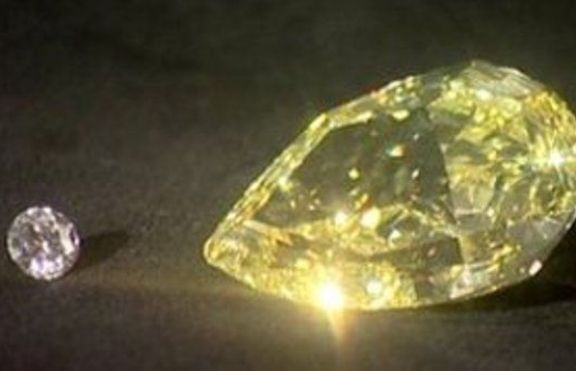 Рекорден жълт диамант 110 карата бе показан в Лондонския музей 