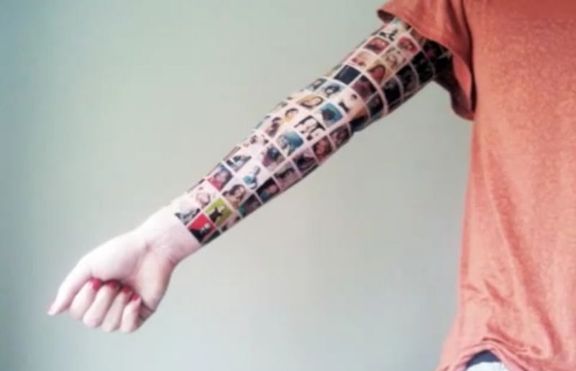 Холандка татуира на ръката си 152-ма от Facebook приятелите си 