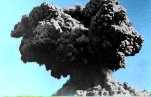 Първият  ядрен опит на Великобритания - 'Операция ураган' 