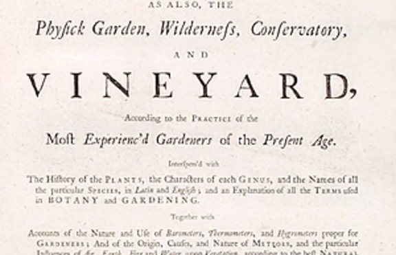 Филип Милър - създател на речник на градинари и цветари
